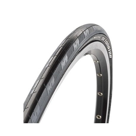 LLANTA DETONATOR – 700X25C / ALAMBRE / NEGRO / 60 TPI